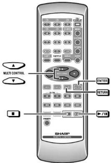 MULTI CONTROL ENTER RETURN SHARP FROM SWITCH