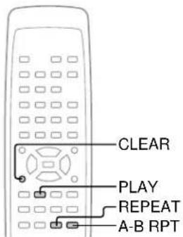 CLEAR PLAY REPEAT A-B RPT