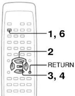 1, 6 2 RETURN 3, 4