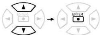TOSHIBA SD-100X - Change the selection by ▲/ ▼ or other buttons, by referring to the corresponding pages 37, then press ENTER. - 1
