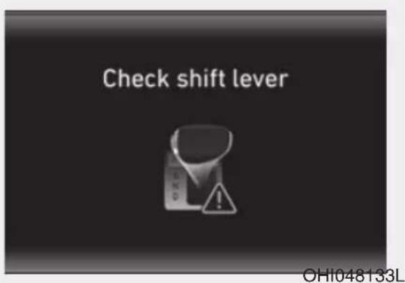 Check shift lever OH1048133L