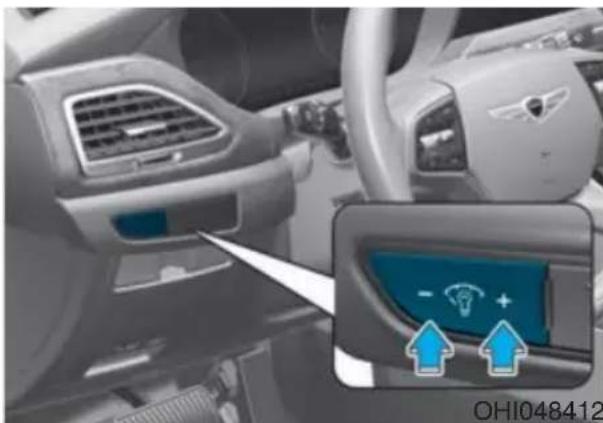 Genesis G90 (2021) - Adjusting instrument cluster illumination - 1