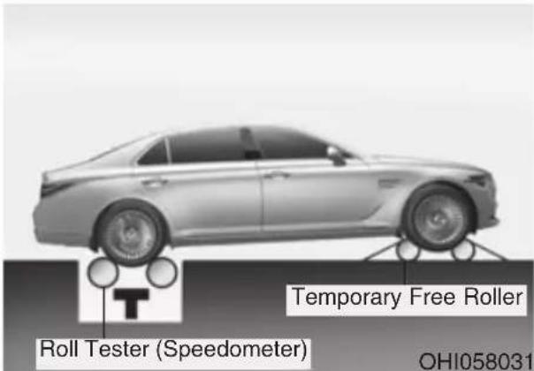 Temporary Free Roller Roll Tester (Speedometer) OHI058031