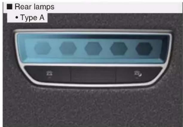 ■ Rear lamps • Type A