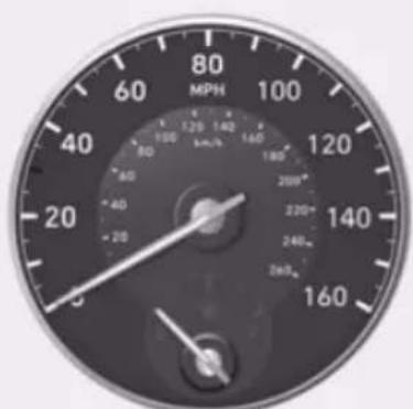 80 60 MPH 100 40 80 120 140 160 2000° 220° 240° 260° 160