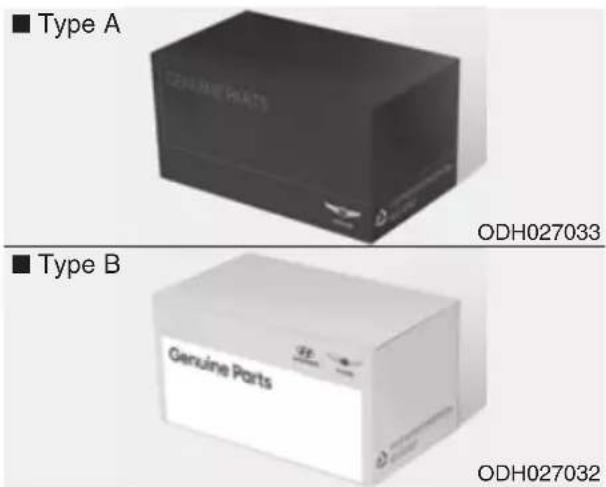 ■ Type A GENLIME PARTS ODH027033 ■ Type B Genuine Parts ODH027032