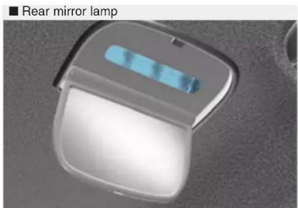 ■ Rear mirror lamp