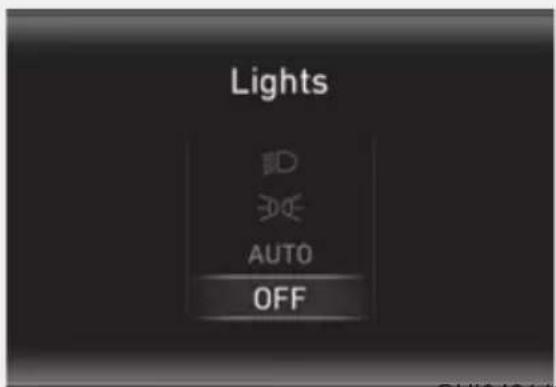 Lights ID Entry AUTO OFF