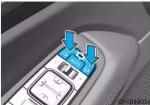 Genesis G90 (2021) - Folding/Unfolding the side view mirrors - 1