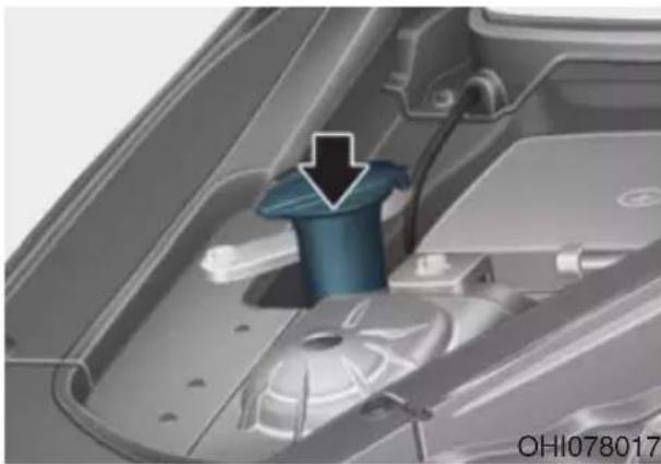 Genesis G90 (2021) - Checking the Washer Fluid Level - 1
