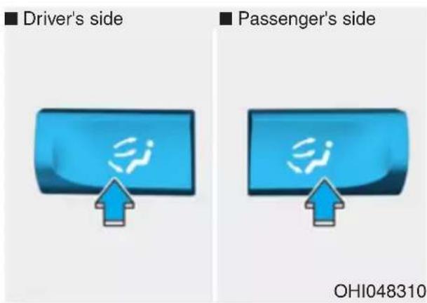 Driver's side Passenger's side OHI048310