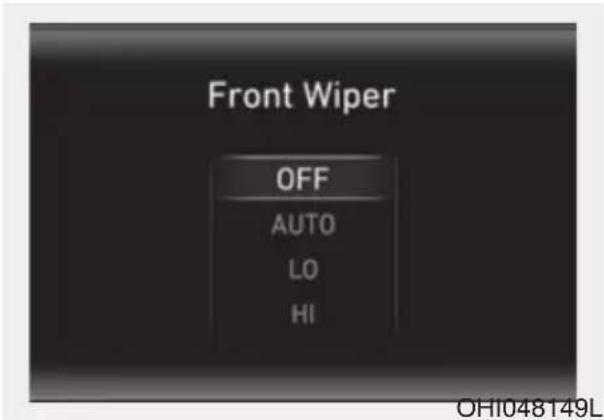 Front Wiper OFF AUTO LO HI OH1048149L