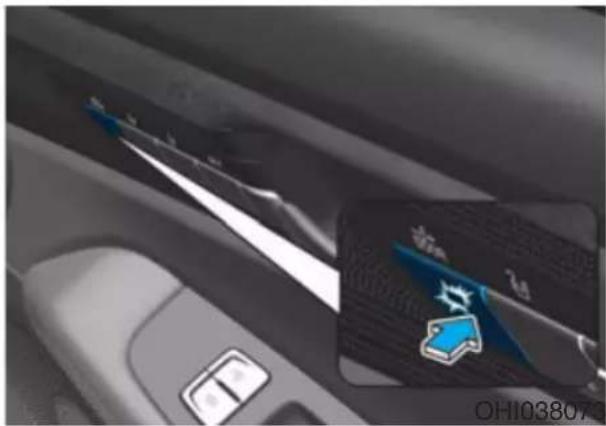 Genesis G90 (2021) - Easy access switch (if equipped) - 1