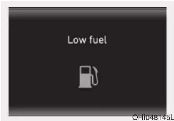 Low fuel OH1048145L