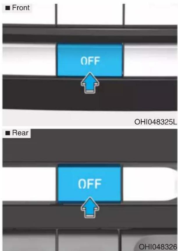 ■ Front OFF OHI048325L ■ Rear OFF OHI048326
