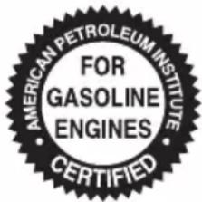 AMERICAN PETROLEUM INSTITUTE FOR GASOLINE ENGINES CERTIFIED