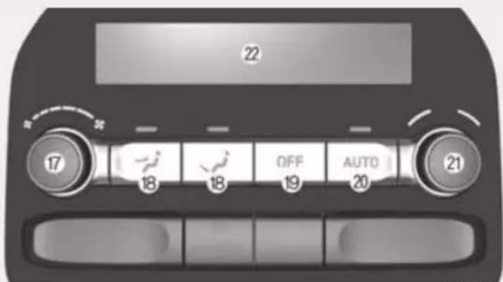 22 17 18 18 OFF 19 AUTO 20 21