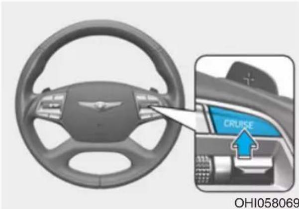 Genesis G90 (2021) - To set Smart Cruise Control speed - 1