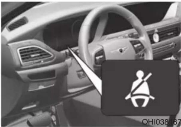 Genesis G90 (2021) - Seat belt warning - 1