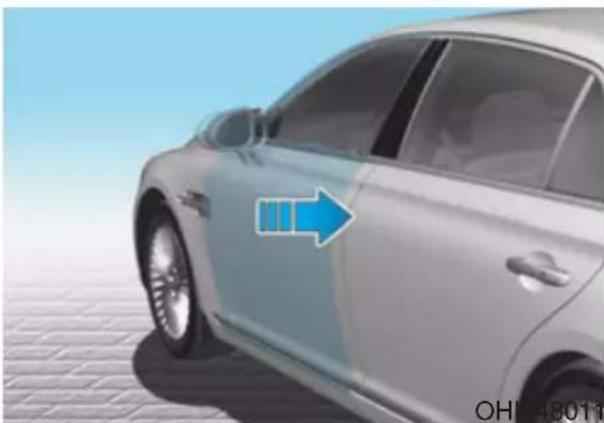 Genesis G90 (2021) - Power door latch - 1