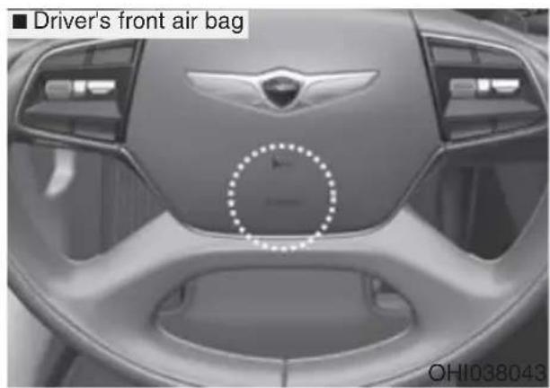 Driver's front air bag OH1038049