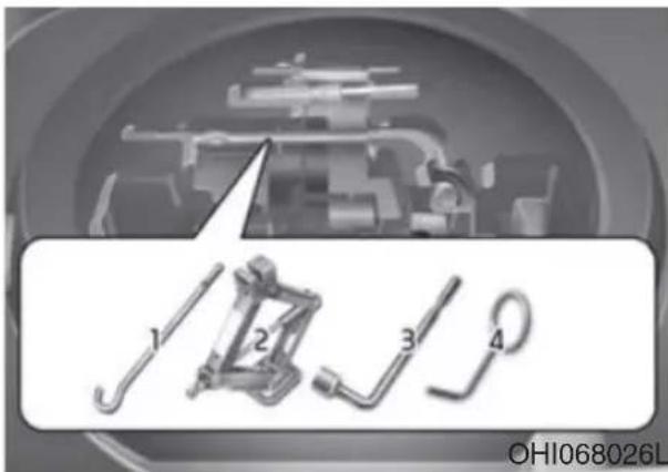Genesis G90 (2021) - Jack and tools - 1