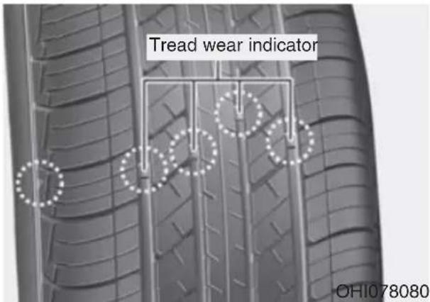 Tread wear indicator Q Q Q OH1078080