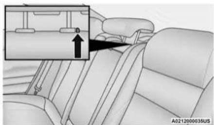 Chrysler 300 (2021) - Rear Head Restraints - 1