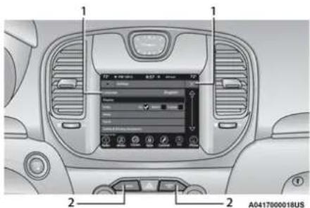 Chrysler 300 (2021) - CUSTOMER PROGRAMMABLE FEATURES — U CONNECT 4C/4C NAV SETTINGS - 1