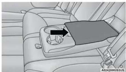 Chrysler 300 (2021) - Rear Seat Armrest Storage — If Equipped - 1