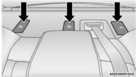 Chrysler 300 (2021) - Locating The Upper Tether Anchorages - 2