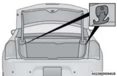 Chrysler 300 (2021) - Grocery Bag Hooks - 1