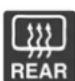 Chrysler 300 (2021) - Rear Defrost Button - 1