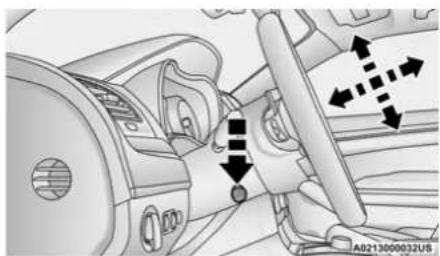 Chrysler 300 (2021) - POWER TILT/TELESCOPING STEERING COLUMN — IF EQUIPPED - 1
