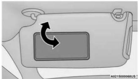 Chrysler 300 (2021) - ILLUMINATED VANITY MIRRORS - 1