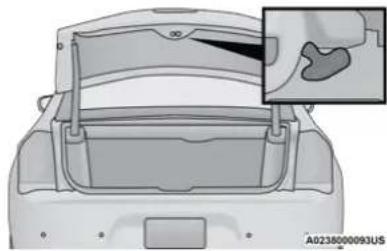 Chrysler 300 (2021) - Trunk Emergency Release - 1