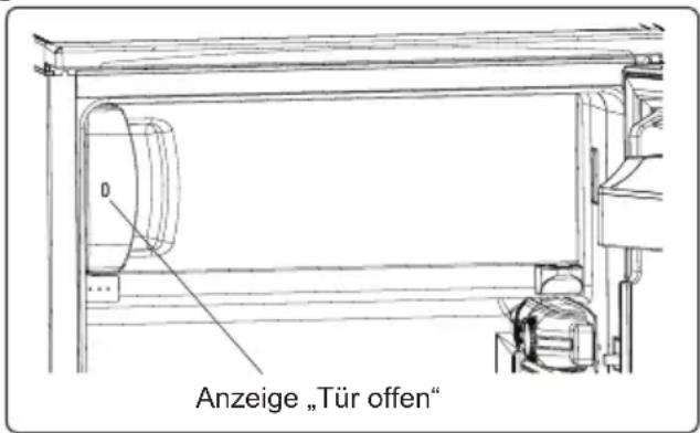 VESTEL CF-32-150-B - Anzeige „Tür offen“ - 1