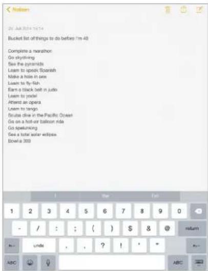 APPLE iPad Mini (Retina) - Eingeben von Text - 1
