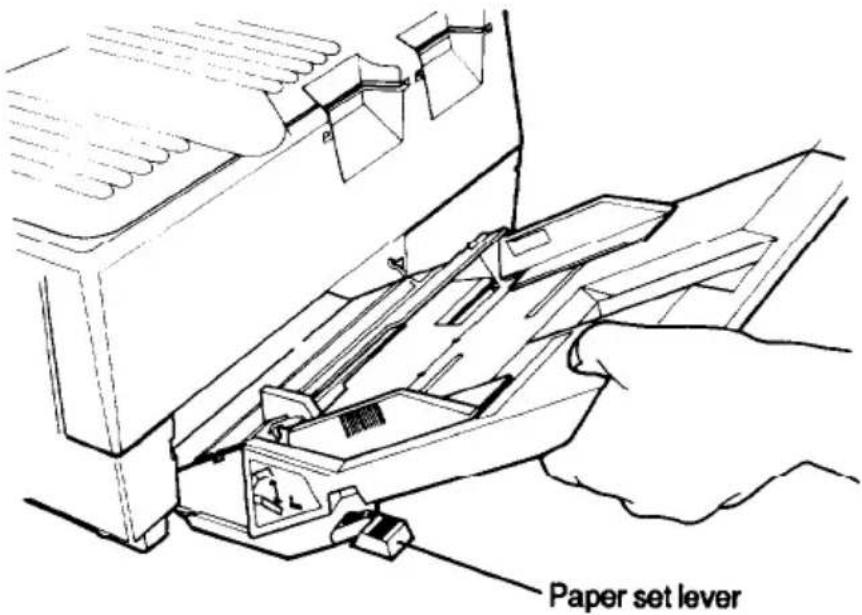 EPSON GQ-3500 - Installing the Paper Tray - 1