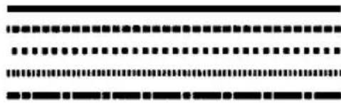 EPSON GQ-3500 - Ruled Lines - 1