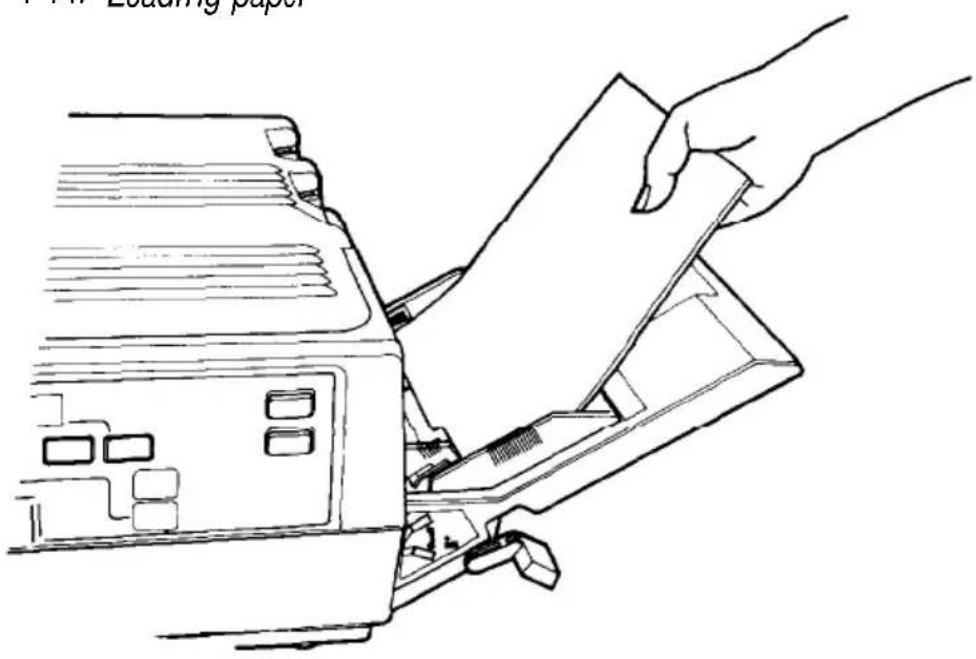 EPSON GQ-3500 - Loading Paper - 2