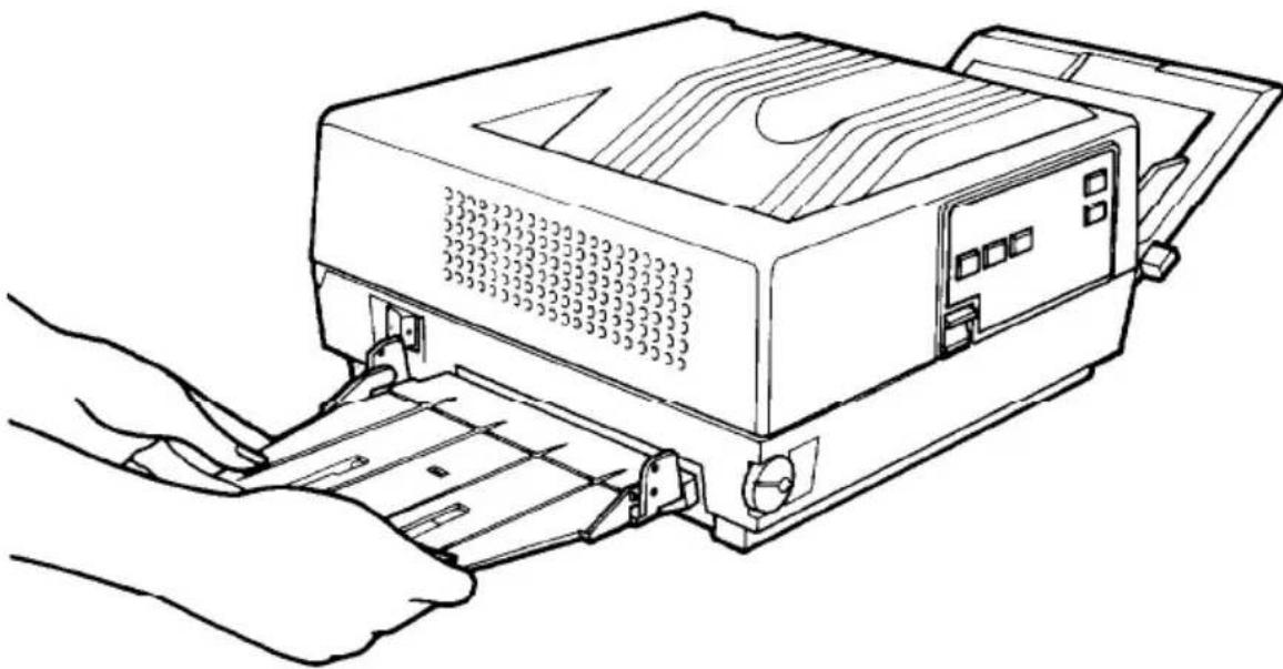 EPSON GQ-3500 - Installing the face-up tray - 1