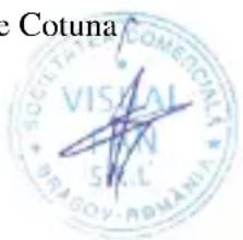 e Cotuna VISTAL S. L. SOCULTATI COMERCIAL BRAGOV ROMANIA