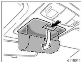 TOYOTA Solara (2007) - To use the glove box: - 1