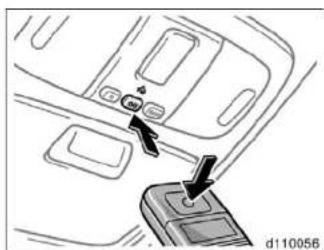 TOYOTA Solara (2007) - Programming the HomeLink® - 4