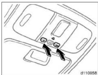 TOYOTA Solara (2007) - Operating the HomeLink® - 1