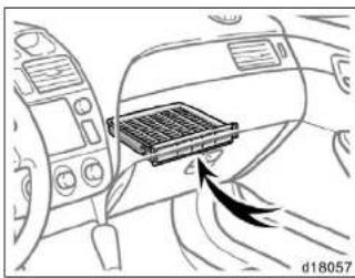 TOYOTA Solara (2007) - Side vents Air conditioning filter— - 3