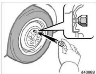 TOYOTA Solara (2007) - Loosen all the wheel nuts. - 5