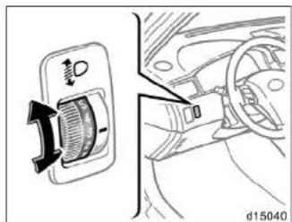 TOYOTA Solara (2007) - Headlight beam level control Emergency flashers - 1