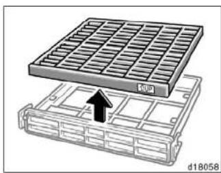 TOYOTA Solara (2007) - —Checking and replacing the air conditioning filter - 4